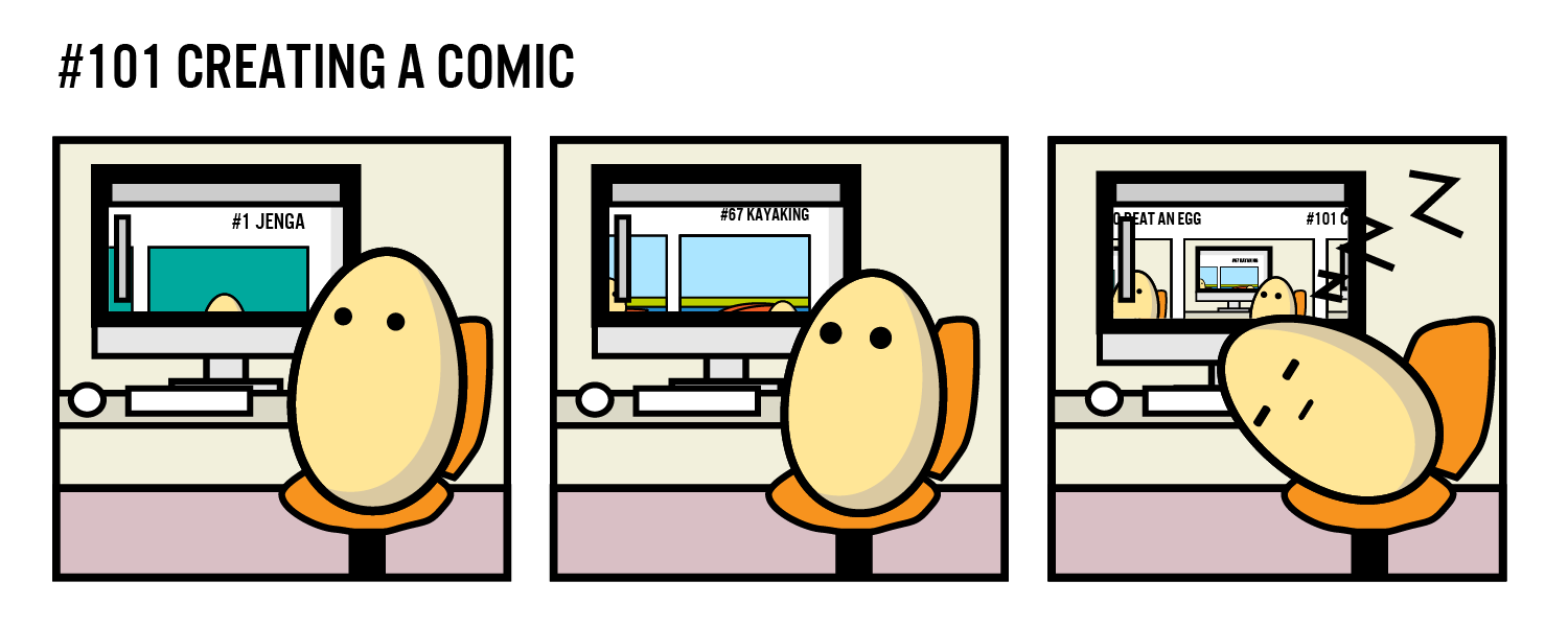 101 Ways to Beat an Egg Web Comic Issue #101