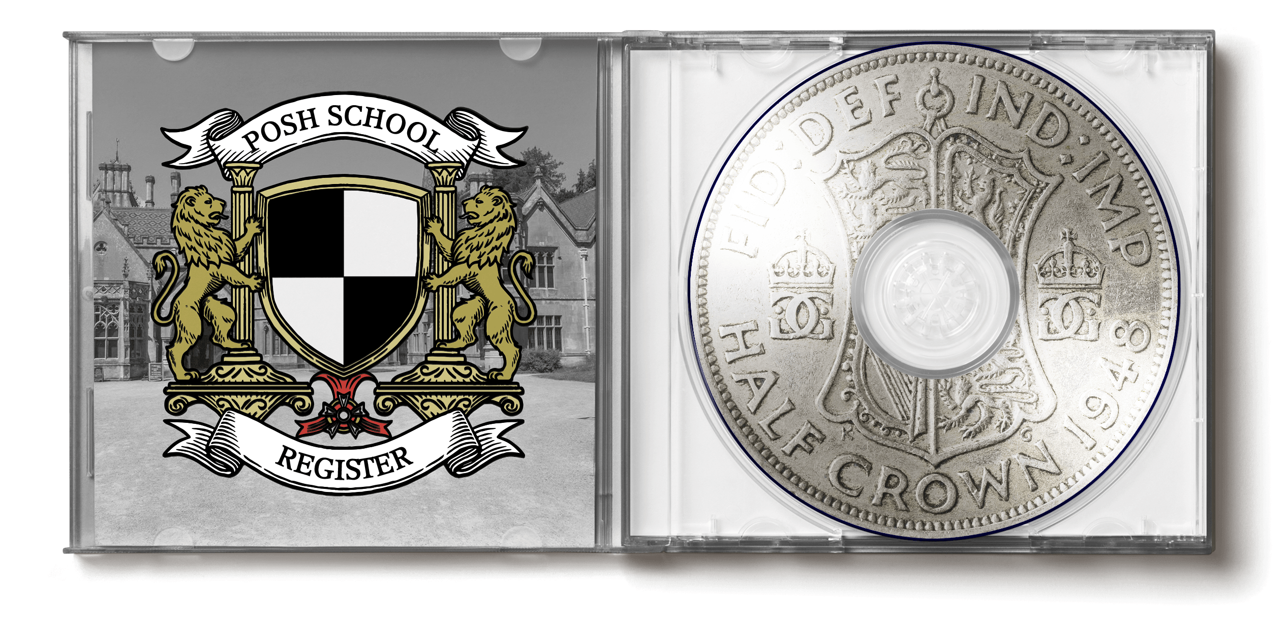 Posh School Register Funny Spotify Playlist CD Open